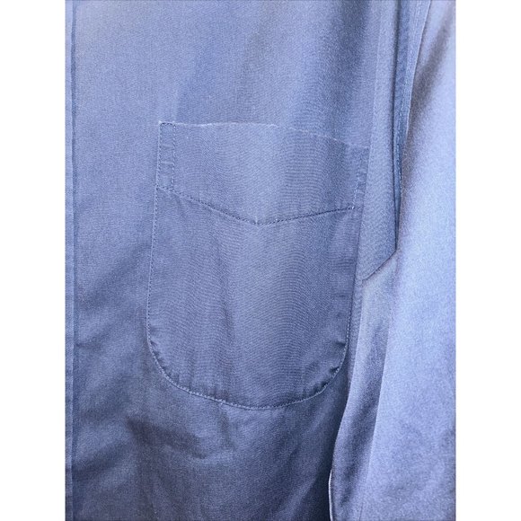 LL Bean Shirt Mens XL Tall XLT Blue Button Up Wrinkle Free Casual Adult - Picture 3 of 10